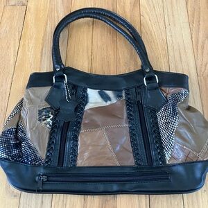 Patchwork Leather Handbag